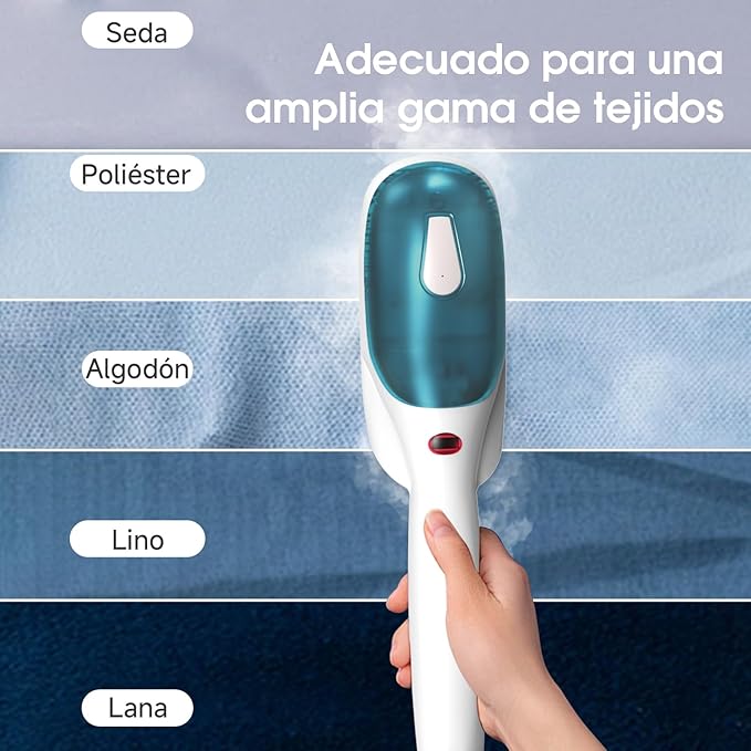 1pc Handheld Steamer Iron for Clothes – 25 Second Heat Up, Powerful Steam for Wrinkle Removal, Ideal for Home, Office, and Travel