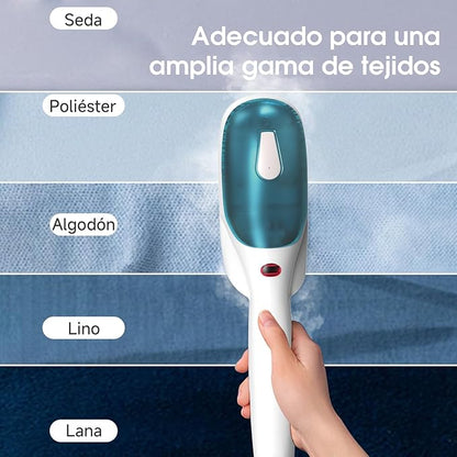 1pc Handheld Steamer Iron for Clothes – 25 Second Heat Up, Powerful Steam for Wrinkle Removal, Ideal for Home, Office, and Travel