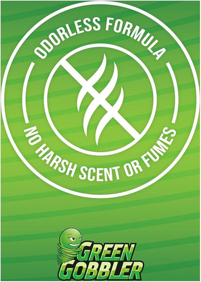 Green Gobbler Ultimate Main Drain Opener | Drain cleaner Hair Clog Remover | Works On Main Lines, Sinks, Tubs, Toilets, Showers, Kitchen Sinks | 64 fl. oz.