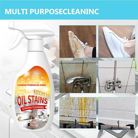 FIELL Heavy-Duty Kitchen Degreaser Foam Cleaner, Clean Kitchens Up Kitchen Oil Stains, Heavy Oil Stain Cleaner Kitchens, Degreaser Clean Heavy Duty, Multi Functiona Foam Cleaning Spray (3PC)