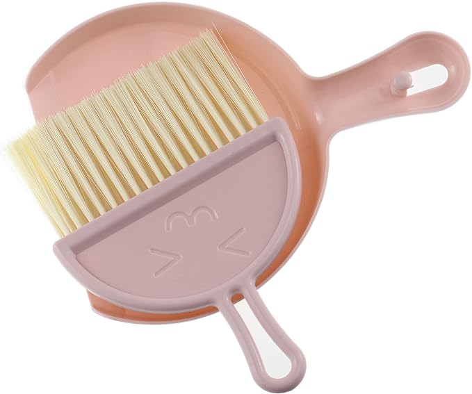 dust pan and Broom/Dustpan Small Dustpan and Brush kit, Multifunctional Cleaning Tool (with Manual Broom Brush), Child Broom and Dustpan Set Plastic dust Collector