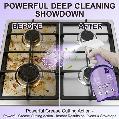 Spray Cleaner For Ovens, All-Purpose Household Cleaners, Ideal Multi-Surface Stain Remover for Kitchens, Bathrooms, Pet Messes & Everyday Household Cleaning (36 Pcs)