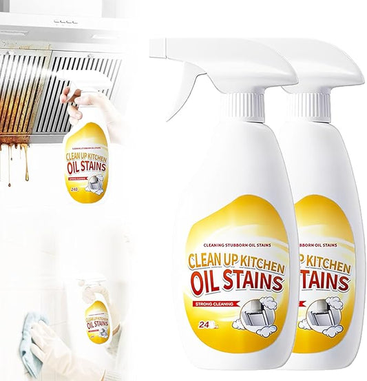 Heavy Duty Degreaser, 2026 Kitchen Heavy Duty Cleaner Spray Portable Degreasing Spray, All-Purpose Kitchen Pots and Pan Cleaner for Appliances Countertops Range Hoods (2)