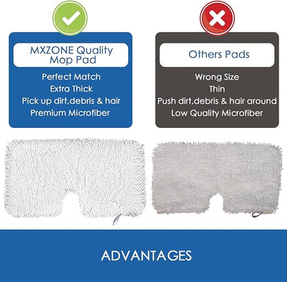 6 Pack Pocket Steam Mop Pad Cleaning Pads for Shark Steam Pocket Mop S3500 Series S3501 S3601 S2902 S3901 S3550 S3601d S3801 S3801co Se450 S2901