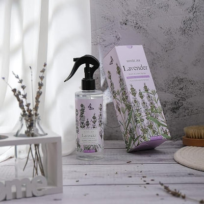 ROMIIE ZOI Linen & Room Air Freshener Spray Room Mist, with Natural Plant Extract, Lavender Scent, 8.5 FL OZ.