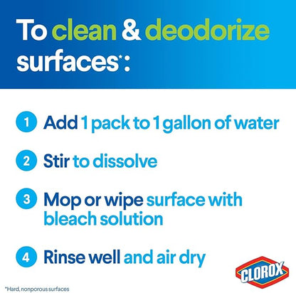 Clorox Zero Splash Bleach Packs - Laundry Pods, 4 Pack
