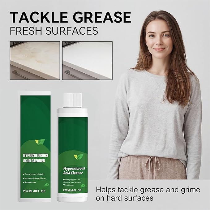 FreshProducts, Non-Abrasive Formula, 237ml, Stain Remover Spray, Kitchen Cleaner Liquid, Powerful Cleaning Formula, For Home Kitchen Bathroom Use
