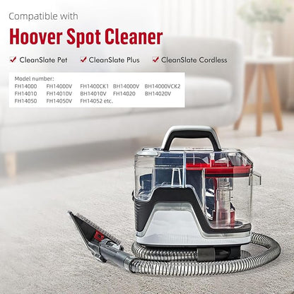 Flexible Extension Hose Attachment Compatible with Hoover CleanSlate Portable Machine FH14000, FH14000V, BH14000V, FH14010, FH14020, FH14050, BH14010V, 54 Inch Carpet Cleaner Tube Replacement Parts