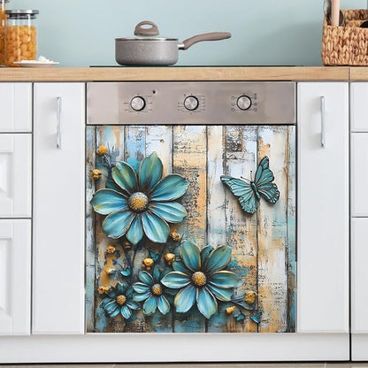 3D Wall Stickers DIY Flower Wall Decal Removable Waterproof Wall Art Decor for Bedroom Living Room Offices Home Decoration (Relief Flower)