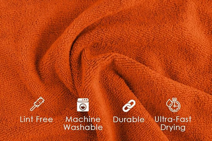 Avalon Towels Microfiber Cleaning Cloths (Value Pack of 48) - Size 16 x 16 Inches, Highly Absorbent Cleaning Rags, Lint Free, Reusable and Washable, Microfiber Towels for Cars