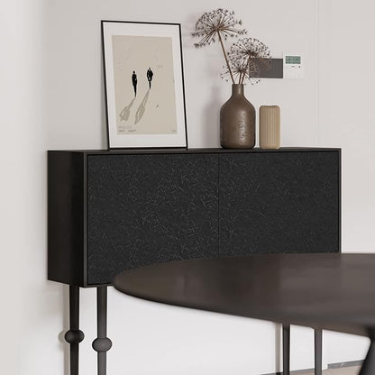 Cohoo Home 512inL 15.7inW Black Silk Peel and Stick Wallpaper for Bedroom Solid Black Textured Contact Paper for Cabinet and Drawers Self Adhesive Removable Wallpaper for Bathroom Embossed Waterproof