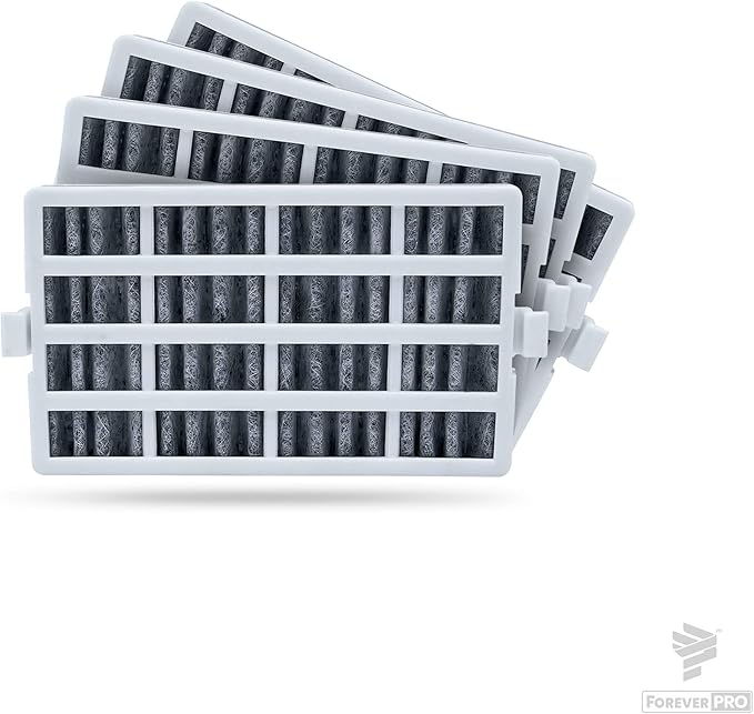 ForeverPRO W10311524 Air Cleaner Filter Assembly with Reminding Timer Pack of 4 for Whirlpool Refrigerator 2319308 AIR1 W10315189 W10335147
