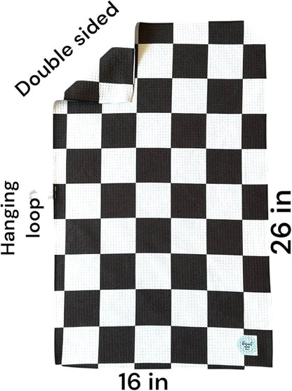 || 3 Pack Double Sided || Kitchen Towels || Dish Towels || Highly Absorbent || Hanging Loop || Dish Cloths || Modern || Designer Prints (dots,Stripes,Checkered)