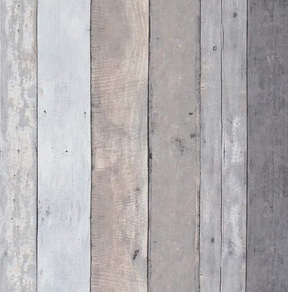 Dimoon Wallpaper 16.4Ftx17.7'' Contact Paper Thicken Wood Gray Wood Wallpaper Stick and Peel Gray Wall Paper Roll Wood Vinyl Removable Shiplap Wallpaper Self Adhesive Decorative Covering Shelf Liner