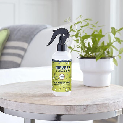 Mrs. Meyer's Air Freshener, Lemon Verbena, Spray | Non-Aerosol | Essential Oils | 8 fl. oz | Pack of 2