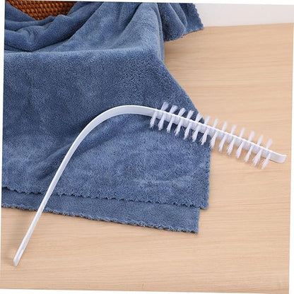 TEHAUX 2pcs Washing Machine Brush Set Long Hair Washer Tool for Inner Drum and Agitator Effective Washing Machine Cleaning Accessories