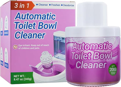 Toilet Bowl Cleaners, Toilet Cleaner, Automatic Long Lasting Continuous Toilet Bowl Cleaner, Prevent Stain Build Up Deep Clean, Each Pack for About 3 Months' Supply, Pink