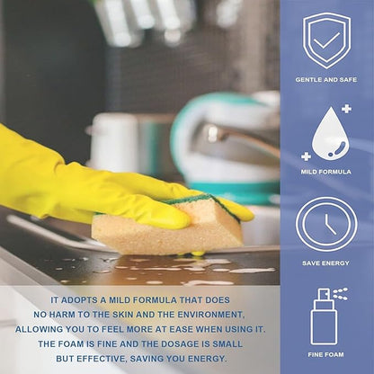 120ml Splash Foam Spray, Splash Foam Spray All Purpose Cleaner, Splash Foam Spray Foam Cleaner, Splash Spray Tablets & Spray Bottle，Multi-Purpose Cleaner Spray For Kitchens