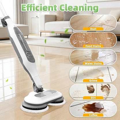 8 Pack Steam Mop Replacement Pads for Shark Steam & Scrub Mop S8201 S8001 S8002BRN S7001 S7201 S7000AMZ S7000 S7020, Dirt Grip Soft Scrub Washable Pads for All Sealed Hard Floors, Part XKITP7000