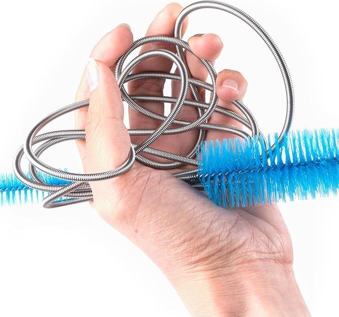 Flexible Drain Pipe Brush，Suitable for AC Drain Lines、cpap Cleaning、Shower Drain Brush、Pipe Cleaning