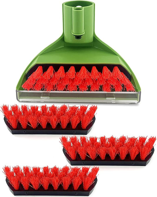 Upgraded 1400B Little Green 5.3" Detachable Tough Stain Brush Tool Replacement for Bissell Little-Green Upright &Portable Carpet Cleaners for 1400B 4075 3860 1425 2458 3194 3353 Series,1+3 Brush,Green