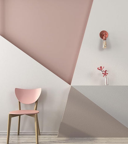 HeloHo 394"X15.7" Solid Meat Pink Wallpaper Matte Textured Contact Wallpaper Peel and Stick Modern Self Adhesive Removable Waterproof Paper for Living Room Bedroom Decor