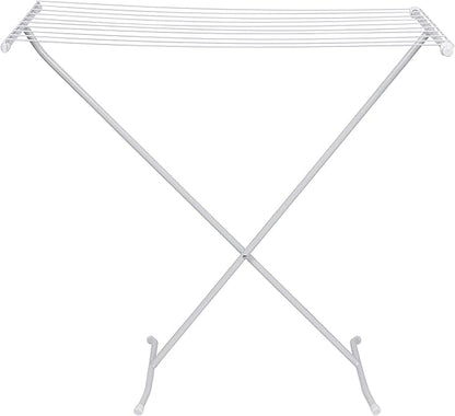 Honey-Can-Do Collapsible Clothes Drying Rack – Sturdy Metal X-Frame, Space-Saving Towel & Laundry Rack for Indoor/Outdoor Use, Foldable Design for Laundry Organization