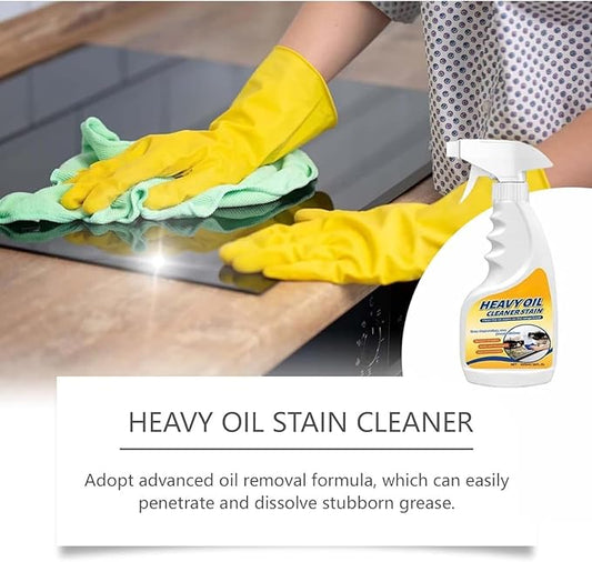 Multi-purpose Heavy Grime Duty Cleaner, Multi-purpose Heavy Oil Stain Cleaner, Heavy Oil Stain Cleaner Kitchen, Kitchen Degreaser Spray, For Range Hood, Oven, Pots and Cabinet (2pcs)