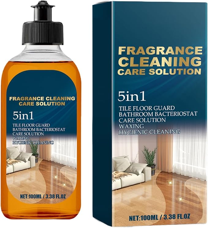 Floor Cleaner Solution, 100ml Mild Cleaner, Effective Deep Cleaning Liquid with Gentle Formula, Hardwood Cleanings Agent with Safe Formula, Home Cleaning Tool, for Tiles Marble Wooden Laminate