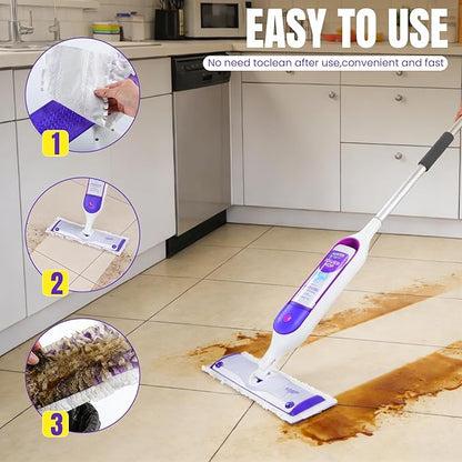 40pcs Power Mop Refills Pad, 5X Cleaning Multi-Surface Replacement for Swiffer Power Mop, Wet Pads Refill for Wood Floors & More, Compatible with Swiffer PowerMop Pads & Mopping Refills