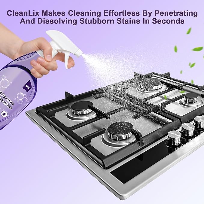 Wanban The All-In-One Multi Purpose Cleaning System with Cleaning Tablets - Cleaning Spray for Every Stain - Cleaner(1 Bottle+18Tablet)