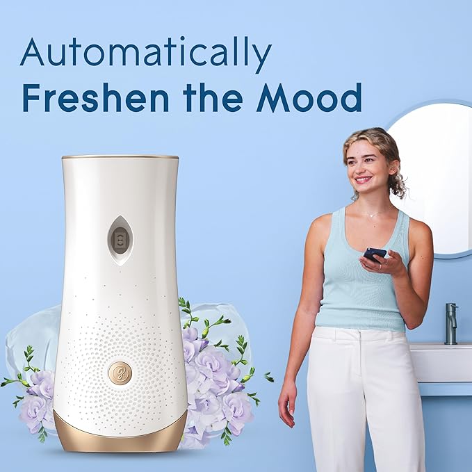 Glade Automatic Spray Air Freshener Refill, Scented Air Freshener for Home and Bathroom, Clean Linen, 6.2 Oz, 3 Count