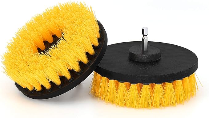 5 Pieces Drill Brush Attachments, Scrubber Brush for Drill, Power Cleaning Kit for Carpet, Car Detailing, Bathroom Surface, Upholstery, Grout, Tiles, Sinks, Shower, Boat, Corner