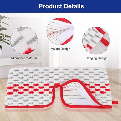Spray Mop Pads Compatible with Oceda ProMist MAX Microfiber Spray Mop - Mop Replace Head for Dry/Wet Use - Reusable Washable Dust Mop Refills for Floor Cleaning,6 Pack