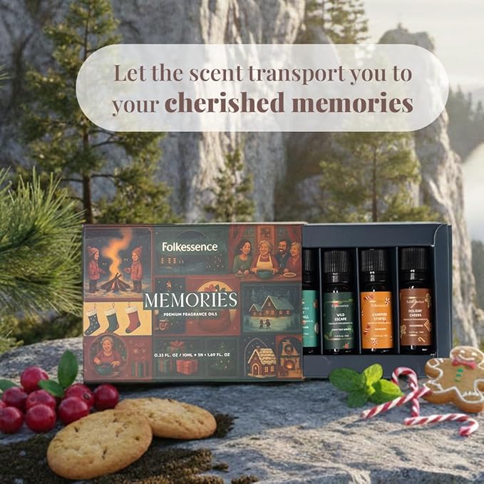 Premium Fragrance Oils (Memories, Pack of 5, 10 ml)