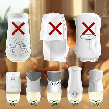 Plug In Air Freshener Refills 8 Pack - Fresh floral, Fruity scent, Complex fragrance, Woody Scented Refill for Home, Bedroom, Bathroom Use, Compatible with Air Wick & Glade, Not Include Glade Plus