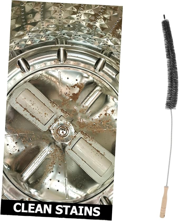 OUNONA Washing Machine Cleaner Brush Laundry Washer Non Electric Cleaning Tool Dryer Lint Brush Long Handle