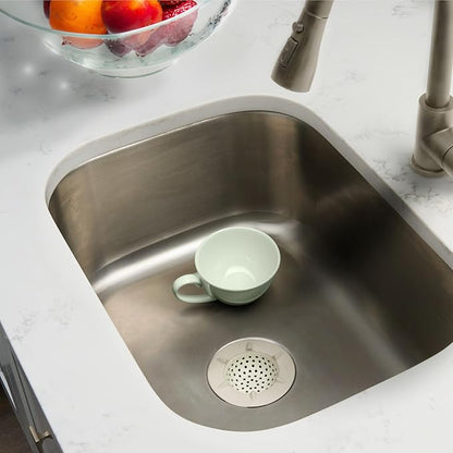 Clorox KeptClean Kitchen Sink Organization Refresh Set – Mat with Rinse Rack That Lifts/Folds to Dispose Food Debris, 10 Garbage Disposal Deodorizing Beads, Sink Strainer to Prevent Drain Clogs