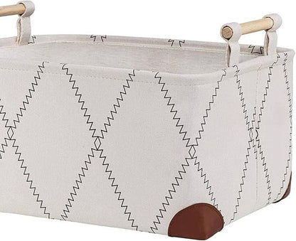 Storage Basket for Laundry Clothes Square Laundry Basket Toy Basket Closet Storage Bin Organizer for Office Living Room Shelves,