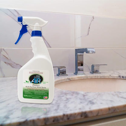 DWD2 Protect Multi-Surface Odor Control Spray 32 oz – Plant-Derived Formula for Hard & Soft Surfaces, Non-Toxic Indoor Freshening Solution for Home, Office & Commercial Spaces