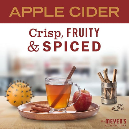 Mrs. MEYER'S CLEAN DAY Multi-Surface Cleaner 3 Pack Variety 16 OZ Each, 1 CT (Acorn Spice + Apple Cider + Fall Leaves)