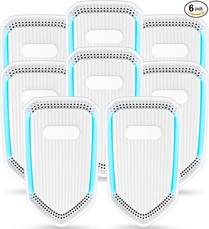 2026 Air Ionizer Plug In-8Pack Negative Ion Air Purifiers Ionizer,Quiet Air Freshener Indoor Portable Cleaner,Wall Plug In Negative Air Purifier for Home,Bedroom,Office,Odor Reducer Pets,Smoke Smell