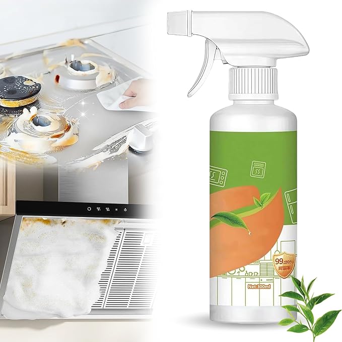 Electrolyzed Ion Kitchen Cleaner Spray, Electrolyzed Ion Kitchen Spray, Multipurpose Home & Kitchens Cleaner Sprays, for Oven, Stove, Range Hood, Easy Cleaning Household Items (1PC)