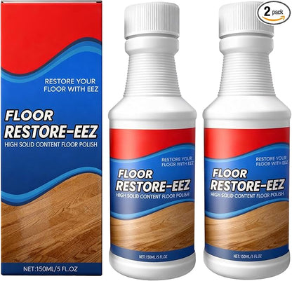 Floor Repair Polish,Rejuvenating Wood Floor Cleaner for Shine Renewal & Protective Layer, Conceal Small Scratches,Quick-Drying Floor Protector,150ML(2 Bottle)