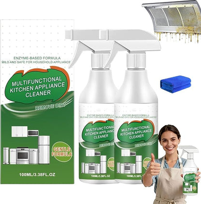 Multi-Purpose Enzyme Foam Cleaner – Versatile, Powerful Multipurpose Kitchen Appliance Cleaner Spray, Powerful & Perfect for Kitchen & Home, Powerful Cleaning (2pcs)