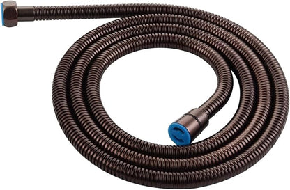 Angle Simple Handheld Shower Hose Replacement G 1/2 Thread Type, Stainless Steel Flexible Shower Head Hose Extra Long, 79 Inches, Oil Rubbed Bronze