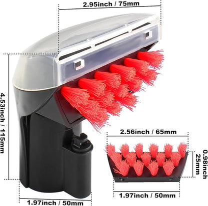 Bissell 3" Tough Stain Brush Upgraded Version for Bissell Size 3 Tool for Upright & Portable Carpet Cleaners Replacement Part Number 2036651, House and Office Cleaning