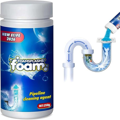 Wild Tornado Sink and Drain Cleaner, Pipeline Dredging Agent, Pipe dredging agent, Powerful Sink & Toilet Clog Remover, Powerful Version Cleaning for Kitchen & Bathroom Cleaning, 1PCS (Lavender)