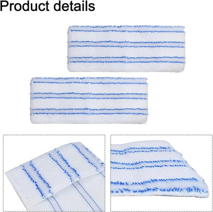 Washable Mop Cloths Compatible With Vaporflexi Brush For Eco Pro 3.0, 2 Pack, High-Absorption Reusable Cleaning Pads For Hard Floor Daily Wet Mopping