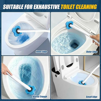 50PCS Toilet Bowl Wand Refills, Replacement Heads for Bathroom Washroom Cleaning Pads, Disposable Toilet Brush Refills Compatible with Household Brushes Scrubbers Cleaning Refill Pack Ocean Fresh